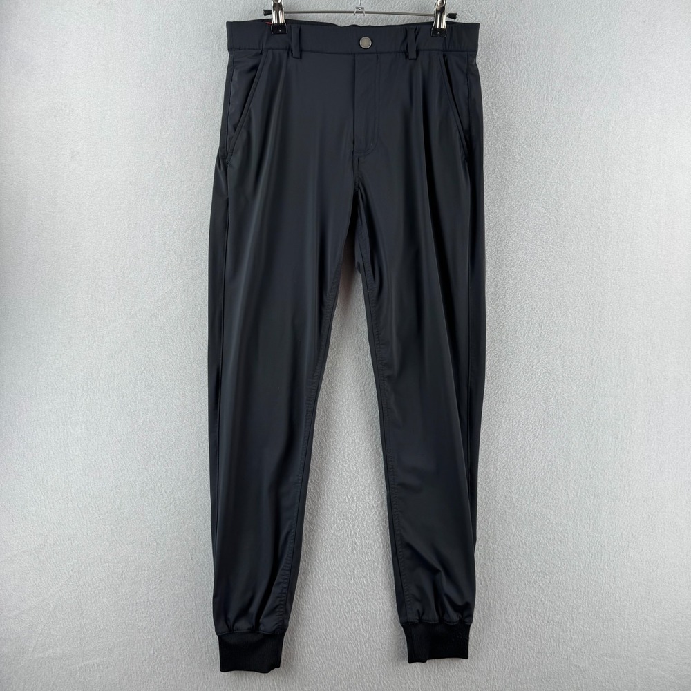 Redvanly Haliday Joggers Golf Pants Mens Small Black Athletic Fit Stretch